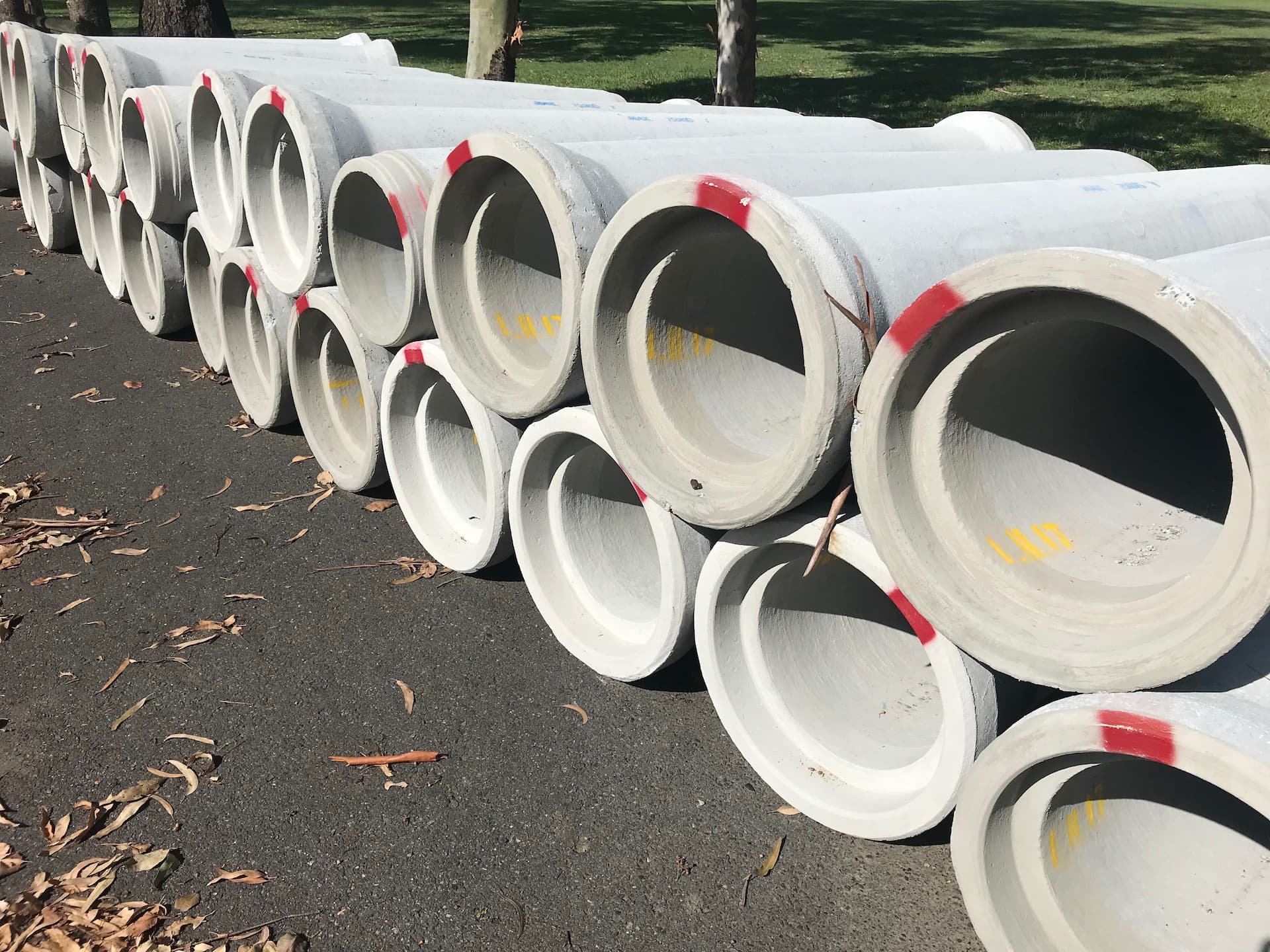 Storm water concrete pipes