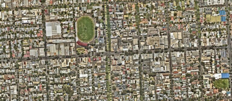 Parade Streetscape Aerial